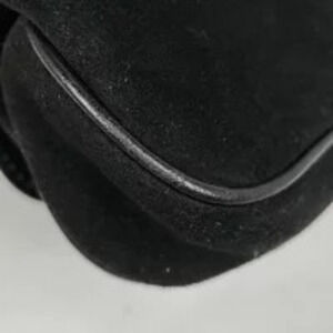 Gucci Hobo Suede Handbag 2way Bamboo Black